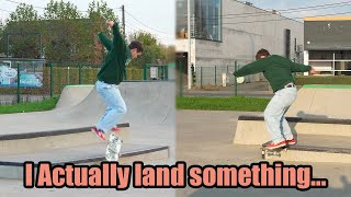 Getting over the fear of skating ledges [upl. by Bashuk]