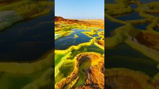 The Danakil Desert Earths Extreme Frontier 🌍🔥 amazingearth [upl. by Vernen245]