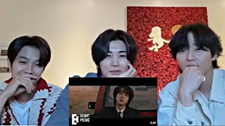 wooga squad sub reaction to Jin Astronaut Mv jin is back Fanmade 💜 [upl. by Attekram759]