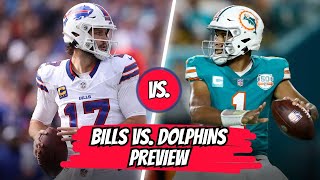 Bills vs Dolphins Picks and Predictions Thursday Night Football Preview [upl. by Ainatit411]