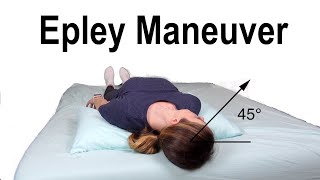 Epley Maneuver to Treat BPPV Dizziness [upl. by Ellirpa]