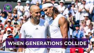 Andre Agassis Wimbledon Farewell vs Rafael Nadal 2006  Best Points ✨ [upl. by Lisa276]