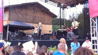 Emily Osment Live at Busch Gardens 82110 [upl. by Arabel734]