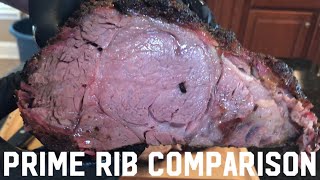 Sous Vide vs Traeger Smoked Prime Rib  Great Results [upl. by Attevroc]