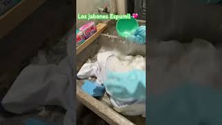 asmrcleaning jabonpotente cleaningsounds satisfying jabonliquido jaboncasero jabon cleantok [upl. by Ydnas]