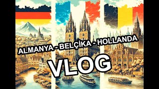 ALMANYA GİDİŞ  MARKET FİYATLARI  PART 1  Almanya Belçika Hollanda VLOG [upl. by Brazee]