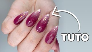 DÉGRADÉ SUR ONGLES EN GEL  5 vernis semipermanents [upl. by Laks]