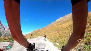 COL DU GALIBIER WITH RACEBIKE 4K SPINNING WORK OUT [upl. by Hanselka]