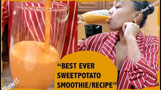 RAWSweet Potato SmoothieA Perfect Addition To Your Health Routine [upl. by Watkin632]