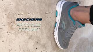 SKECHERS GOWALK 5  EXQUISITE  AIR COOLED GOGA MAT [upl. by Manwell]