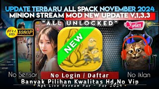 ✔️ UPDATE TERBARU ALL SPACK NOVEMBER 2024  MINION STREAM MOD NEW UPDATE V133 ALL UNLOCKED ROOM [upl. by Shalom]