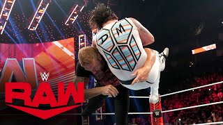 Edge accidently Spears Dominik while repelling a Judgment Day attack Raw Aug 1 2022 [upl. by Dnarud942]