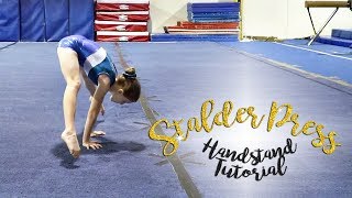 Stalder Press Handstand Tutorial Buttercup SGG [upl. by Ykcin875]