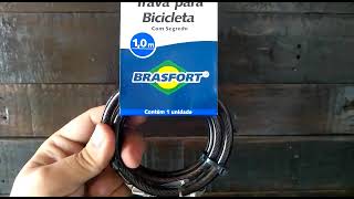 Cadeado Bicicleta com Segredo Brasfort [upl. by Lerrad]