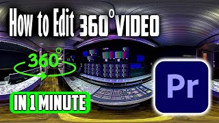 How to Edit 360 Video in Premiere Pro  Edit 360 Video in Premiere [upl. by Tebzil596]