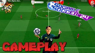 GAMEPLAY Sociable Soccer 24  Primeros minutos 720PC [upl. by Kelila]