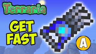 Fastest Digging Speed Possible Terraria 1449 Shroomite Digging Claws Melee Boost EASY [upl. by Irual]