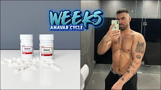 WEEK 5 ANAVAR ONLY CYCLE RESULTS BETWEEN 40MG ANAVAR  40MG DBOL PART 1 [upl. by Mitchael]