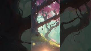 Walking through a magical forest instrumental music ☽｡⋆ enchantedforestmusic relaxingmusic [upl. by Llewkcor]