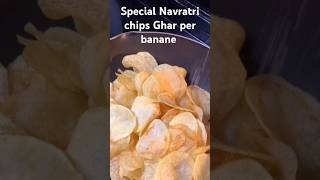 Crispy Navratri Chips Recipe You Can Make at Home trending food recipe shorts [upl. by Elstan722]