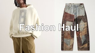 Mens Fashion Clothing Haul feat BALENCIAGA ACNE STUDIOS FEAR OF GOD ACRONYM BODE AMIRI [upl. by Martina934]