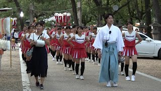 2018年 西宮まつり 浜脇中学校バトン部 兵庫県西宮市 [upl. by Nohsed]