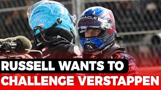 Russell wants to challenge Verstappen for the title  GPFans F1 News [upl. by Fronia607]