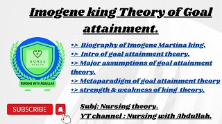 Imogene theory of goal attainment in urdu BsN 7th PostRn 2nd semester Nursing theory [upl. by Worsham]