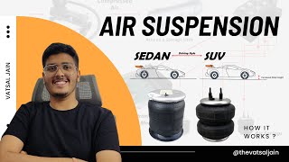 Air Suspension  How it works   Different Components of Air Suspension [upl. by Mclaughlin]