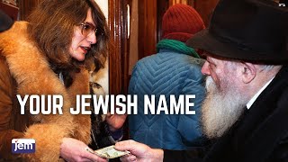 Heres Your Jewish Name  The Lubavitcher Rebbe [upl. by Gannie]