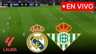 🔴 EN VIVO Real Madrid vs Real Betis  LaLiga 202425  Transmisión completa del partido [upl. by Aniloj]