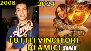 TUTTI I VINCITORI DI AMICI 20022024 CHI HA VINTO IL SERALE AMICI 23 [upl. by Neerihs]