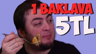 1 Baklava 5 TL  Yedikçe Para Kazan [upl. by Ihculo]