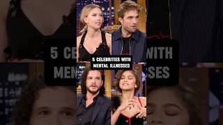 5 Celebrities With Mental Illnesses celebs movies ptsd [upl. by Ianteen]