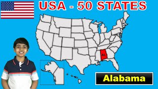 Learn 50 US States I Identifying US 50 States for kids I 2 Letter Codes  Abbreviations [upl. by Sivaj]