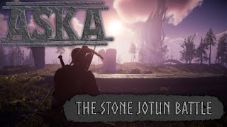 ASKA  The Stone Jotun Battle  Full Fight amp Mechanics  Expert Tutorial Guide [upl. by Sturdivant334]