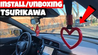 Installing JDM TSURIKAWA Handle In 10th gen Civic Si [upl. by Paula]