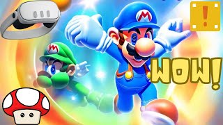 VR Mario World is so amazing mario vr quest3 [upl. by Lairea]