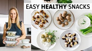 HEALTHY SNACKS  to meal prep for the week super easy [upl. by Stanfield]