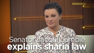 Senator Jacqui Lambie struggles to explain sharia law [upl. by Ettenad]