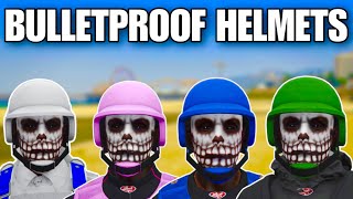 ITS BACK HOW TO GET EVERY COLORED BULLETPROOF HELMET IN GTA 5 ONLINE AFTER PATCH 167 [upl. by Alial]