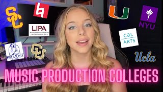 Music Production COLLEGES [upl. by Laresa]