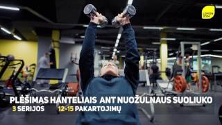 Pratimai pradedantiems sportuoti vyrams 1 diena – LEMON GYM [upl. by Gninnahc]