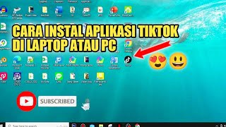 CARA INSTAL APLIKASI TIKTOK DI LAPTOP ATAU PC [upl. by Partan]