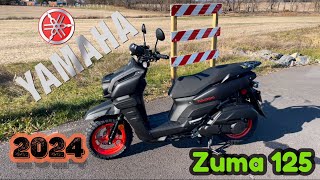 2024 Yamaha Zuma 125 Walk Around amp Close Look And Short Ride [upl. by Jc524]