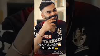 happy birthday 🎂king kholi 👑 [upl. by Cornelle]