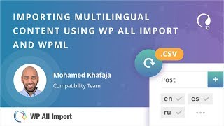 Importing Multilingual Content Using WP All Import And WPML [upl. by Corissa979]