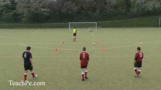 Soccer Drills  Shooting 2  Turn and Shoot [upl. by Klotz]