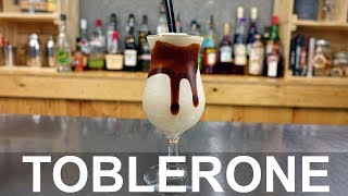 Toblerone Cocktail Recipe  CREAMY COFFEE amp HAZELNUT [upl. by Getraer484]