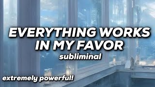 UNIVERSES FAVORITE SUBLIMINAL ☁️ Extremely powerful binaural subliminal short version [upl. by Naicul]